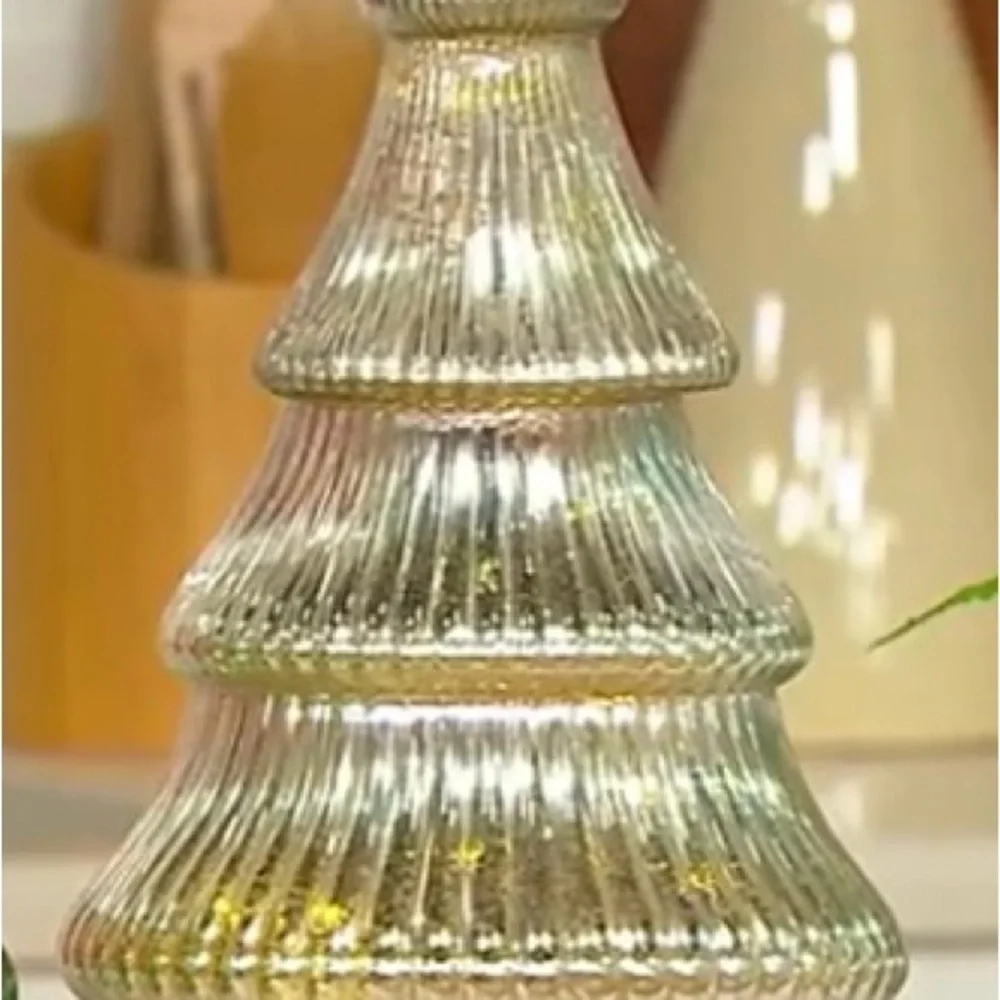 Illuminated Glass Fluted Tree by Valerie Parr Hill - Picture 3 of 8